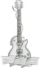 Guitar Tattoo Drawing Ink Your Body Guitar Tattoo Tattoo Drawings Free Tattoo Designs