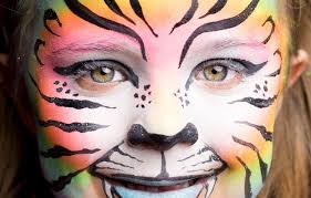 Tiger Schminken Eine Einfache Anleitung Und Jede Menge Anregungen Tiger Schminken Schminkvorlagen Schminken