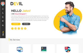 A personal profile speaks about an individual's basics that every employer looks at to know the individual that is requesting for a job. Devil Personal Portfolio Cv And Profile Html Template Graygrids