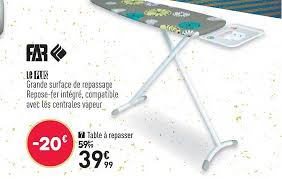 offre table a repasser far chez conforama