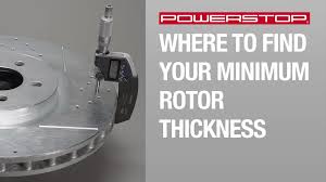 Do You Need New Rotors Understanding Minimum Rotor