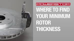 do you need new rotors understanding minimum rotor