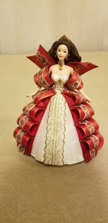 Hallmark 1997 Holiday Barbie Ornament In 2020 Holiday Barbie Bride Dolls Holiday Barbie Collection