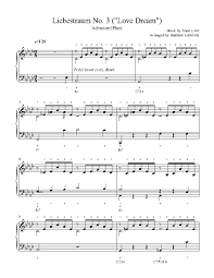 Love Dream Liebestraum No 3 By Franz Liszt Piano Sheet Music Advanced Level Piano Sheet Piano Sheet Music Sheet Music