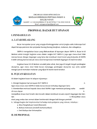 Proposal kegiatan adalah sebuah rencana kegiatan yang disajikan ke dalam bentuk rancangan kerja. Proposal Bazar Nurman