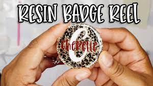 Choose a glue designed to attach paper to plastic. How To Make A Badge Reel With Resin Youtube