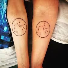 Astrologers suggest that each zodiac sign possesses specific traits that dictate their decisions, including what tattoo they might get. Matching Sagittarius Tattoos By Rebecca Menz