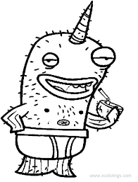 20 free printable narwhal coloring pages for narwhal coloring sheet blogs step out the line of traditional color scheme. Funny Narwhal Coloring Pages Xcolorings Com