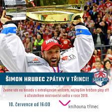 Hrubec jugó con el hc české budějovice en la extraliga checa durante la temporada. Simon Hrubec Zpatky V Trinci Knihovna Trinec
