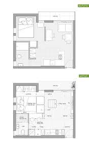 Small Apartment In Melbourne On Behance Small Apartment Plans Small Apartment Floor Plans Small Apartment Architecture