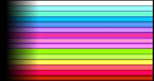 Florecent Color Chart Of Egl Brand Neon Tubes For More