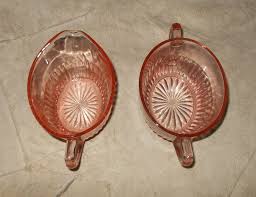 Depression glass sugar and creamer heavy weights floral pattern. Depression Glass Sugar And Creamer Set Old Colony Pattern By Hocking Glass Collectors Weekly