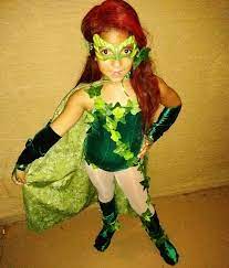 Diy Kids Poison Ivy Halloween Costume Poison Ivy Costume Kids Poison Ivy Costumes Ivy Costume