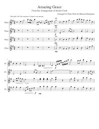 Download and print top quality amazing grace (for beginners) sheet music for two flutes. Amazing Grace Sheet Music For Flute Mixed Quartet Musescore Com