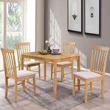 This dining table, designed with clean and simple lines, will be a great choice for your dining room or kitchen. Alston 3ft 7 Oak Dining Table Set 4 Chairs Free Delivery Returns Oak World