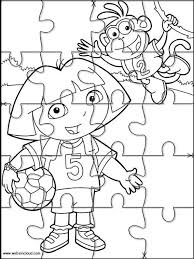 Seven coloured earths jigsaw puzzle. Dora The Explorer Printable Jigsaw Games 166