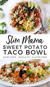 Sweet Potato Taco Bowl Stuffed Sweet Potato Healthy Sweet Potato Tacos Low Carb Vegetarian Recipes