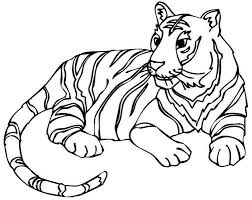 Tiger coloring pages for adults. A Fulfiled Adult Tiger After Its Meal Coloring Page Download Print Online Coloring Pages For Free Color Nimbus