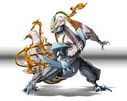 White Kyurem By Namh On Deviantart Pokemon Pokemon Pictures Pokemon Dragon