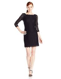 Amazon Com Adrianna Papell Women S Petite 3 4 Sleeve Lace Dress Clothing Cocktail Dress Lace Fashion Clothes Women Long Sleeve Lace Dress