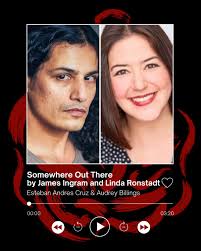 Ensemble Member Esteban Andres Cruz isn't done yet! They'll also take the  stage with Managing Director Audrey Billings for a sweet duet of "Somewhere  Out There" by James Ingram and Linda Ronstadt