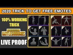 How To Unlock Free All Emotes In Pubg Mobile New Trick You Miss It 2020 New Trick Youtube New Tricks Dance App Free Gift Cards Online