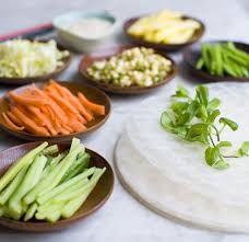 Combine slaw mix, tofu and nuts. Fresh Summer Rolls Green Kitchen Stories