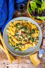 Maybe you would like to learn more about one of these? Creamy Chicken Spinach Pasta Hungry Healthy Happy