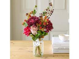 Faux flower arrangements were designed and created by karen george from meetings and milestones using repurposed resale shop items as planters. Best Artificial Flowers Silk Paper And Fabric Flora And Foliage That Is Realistic And Long Lasting The Independent