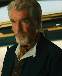 Black Adam Pierce Brosnan Black Cotton Coat