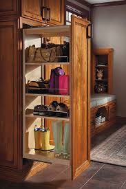 A pull out shelf with a solid drawer basket is better than a wire mesh basket, as a solid basket holds water avoiding damage to. Diamond At Lowes Organization Tall Pantry Pullout