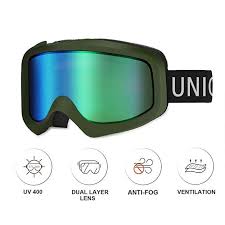 Unigear Skibrille Snowboard Brille Uv Schutz Schneebrille Anti Schwindel Anti Fog Helmkompatible Augenschutz Fur Herren Frauen Klare S Snowboard Helm Herrin