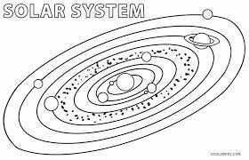 The hottest planet in our solar system small and rocky has an active surface with mountains and color: Printable Solar System Coloring Pages For Kids
