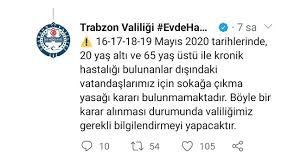 18 yaş altı çocuklara ve gençlere sokağa çıkma izni günleri, saatleri de duyuruldu. Trabzon Da Bu Hafta Sonu Sokaga Cikma Yasagi Uygulanmayacak