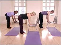 Http Www Strongerseniors Com Stronger Seniors Chair Yoga Standing Sequence Exercise For Fibromyalgia From The Stronger Yoga For Seniors Chair Yoga Exercise