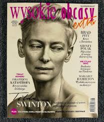 TILDA SWINTON mag.COVER Poland 2019 Brad Pitt,Margaret Hamilton,Sidney Polak 