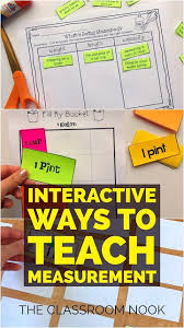 Interactive Ways To Teach Measurement And Measurement Conversions The Classroom Nook Teaching Measurement Fourth Grade Math Fifth Grade Math