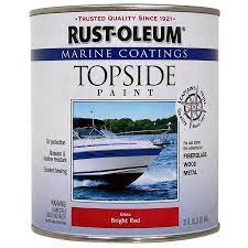 Rust Oleum Marine Coatings Topside Paint White Gloss Enamel Oil Based Marine Paint 1 Quart Lowes Com Marine Paint Rustoleum Marine