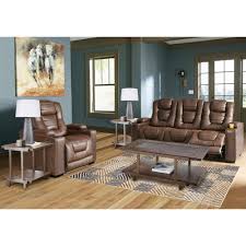 It will also make it very difficult for people that are seated at either end of the sofa to reach the coffee table. Rent To Own Ashley 2 Piece Owners Box Powered Reclining Sofa And Recliner At Aaron S Today