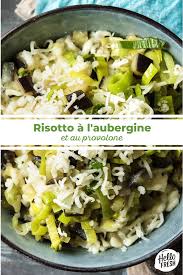 Risotto Met Aubergine En Provolone Recept Hellofresh Recept In 2020 Risotto Groenten Prei