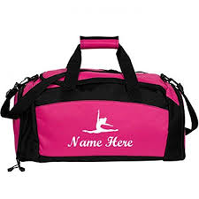 Custom Name Dance Bag Gift Port Company Gym Duffel Bag Gymnastics Bags Soccer Bag Dance Bag