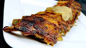 Honig Senf Spare Ribs Mit Zwiebeln Zu Faul Zum Kochen Leckeres Essen Hauptgericht Rippchen Im Ofen