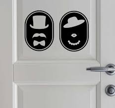 Bathroom door design ideas can offer you a sense of comfort; Retro Wc Toilet Door Sticker Tenstickers