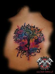 Watercolor tree of life tattoo on back. Watercolor Tree Tattoo Google Search Tattoos For Women Watercolor Tattoo Tree Tree Tattoo