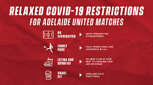 The latest, 5.00pm and 6.00pm on #9news. Relaxed Covid 19 Restrictions For Adelaide United Matches Adelaide United