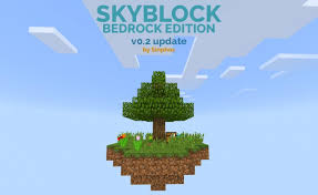 Build, destroy, survive, and cherish in this wondrous world. Skyblock Bedrock Edition V0 2 Update Minecraft Pe Maps