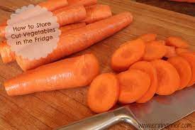 How To Store Cut Vegetables In The Fridge
