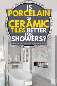 Apply enough of the solution to soak the tiles and ensure you get it into the grout. Is Porcelain Or Ceramic Tile Better For Showers What Homeowners Need To Know Home Decor Bliss