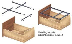 Check out our file cabinet selection for the very best in unique or custom, handmade pieces from our home & living shops. Compx National Cabinet Lock Ffsk3 Lg Compx Timberline Legal Width File Rail Set Black The Hardware Hut