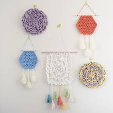 Knitpurlhook Crochet Wall Art Crochet Wall Hangings Crochet Decoration